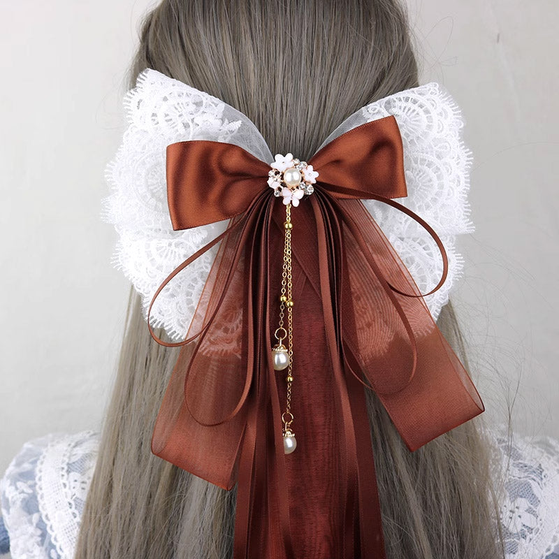 Long Tail Bow Hair Pin SE23006