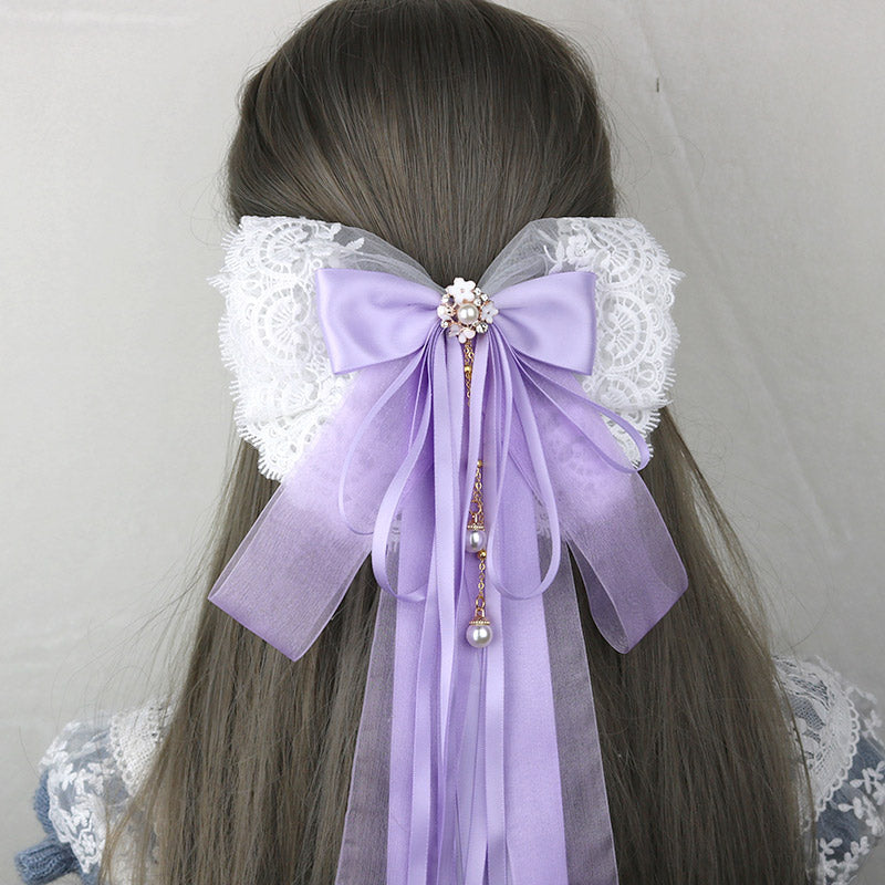 Long Tail Bow Hair Pin SE23006