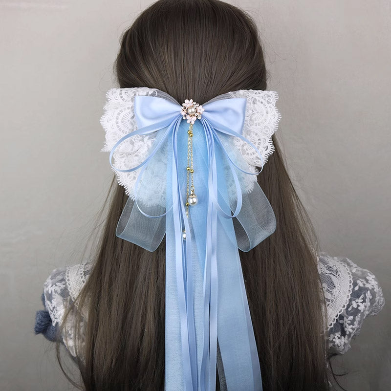 Long Tail Bow Hair Pin SE23006