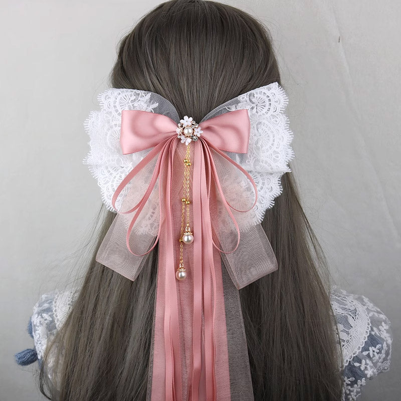Long Tail Bow Hair Pin SE23006
