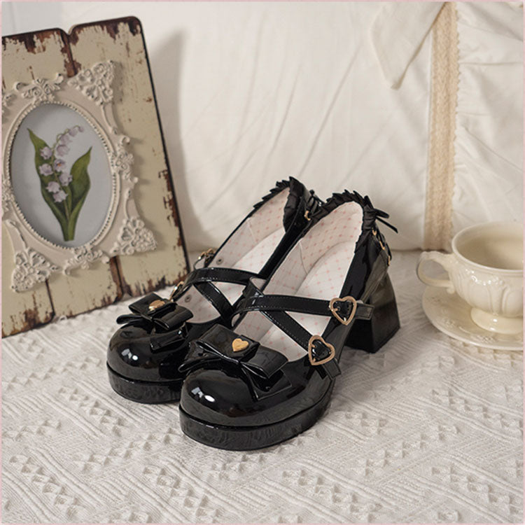 Love Bow With Chunky Heels SE23182