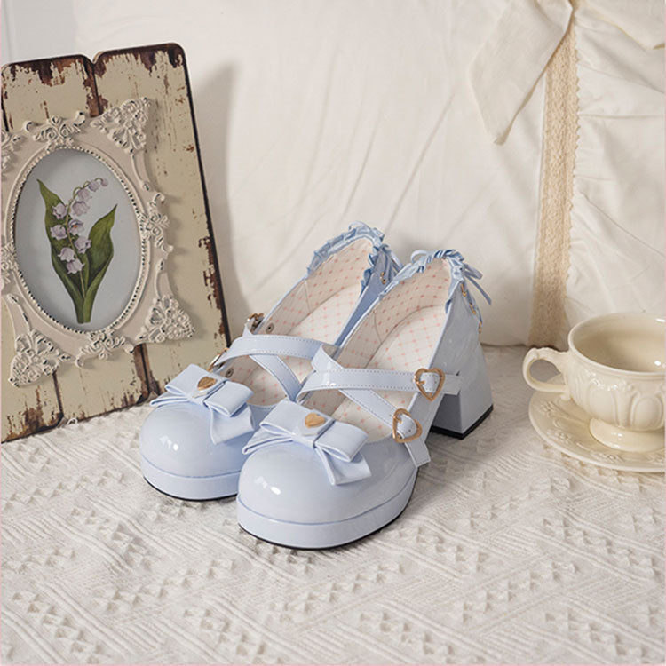 Love Bow With Chunky Heels SE23182
