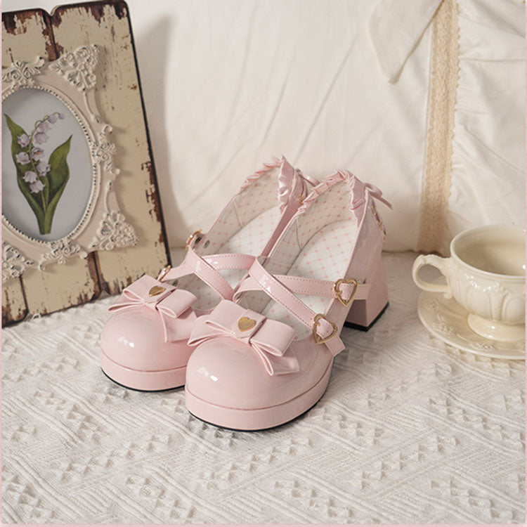 Love Bow With Chunky Heels SE23182