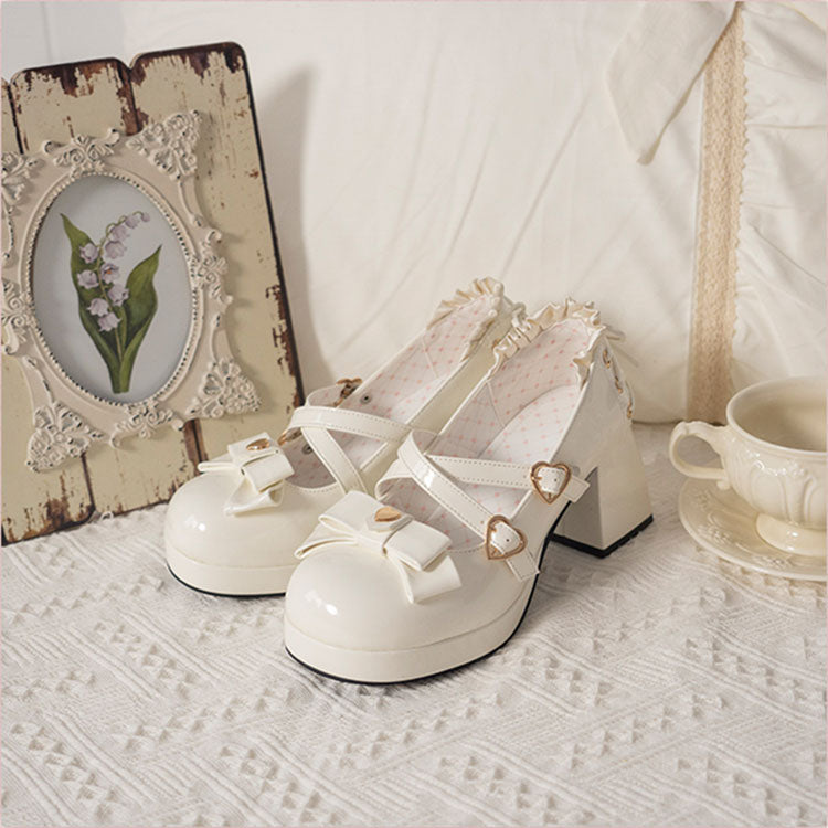 Love Bow With Chunky Heels SE23182
