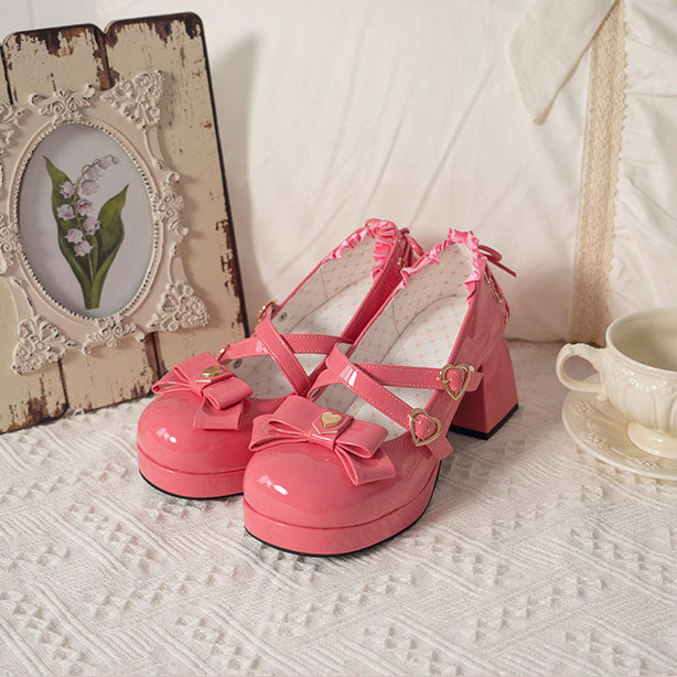 Love Bow With Chunky Heels SE23182