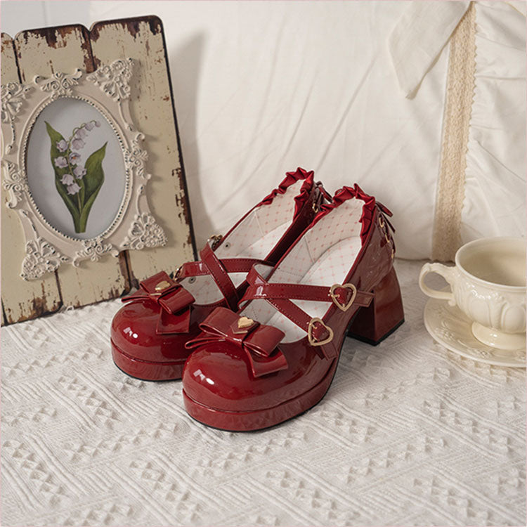 Love Bow With Chunky Heels SE23182