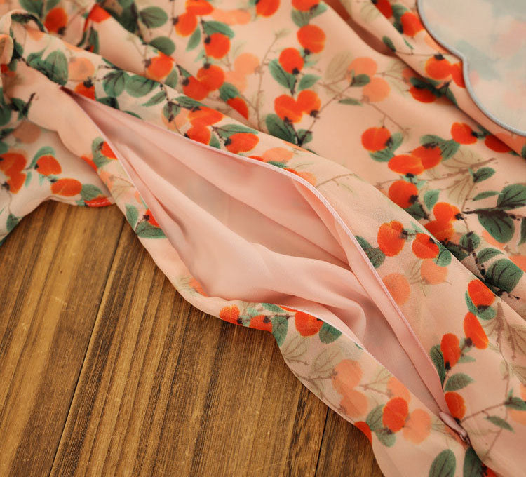 Elegant Fruit Pattern Cheongsam Dress SE22828