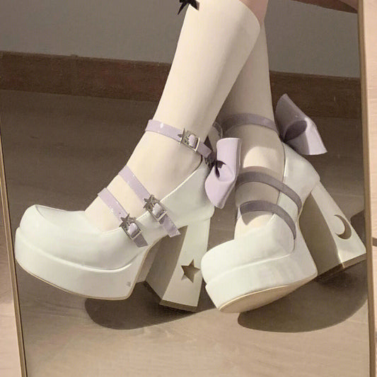 Star Moon Bow Heels SE23332