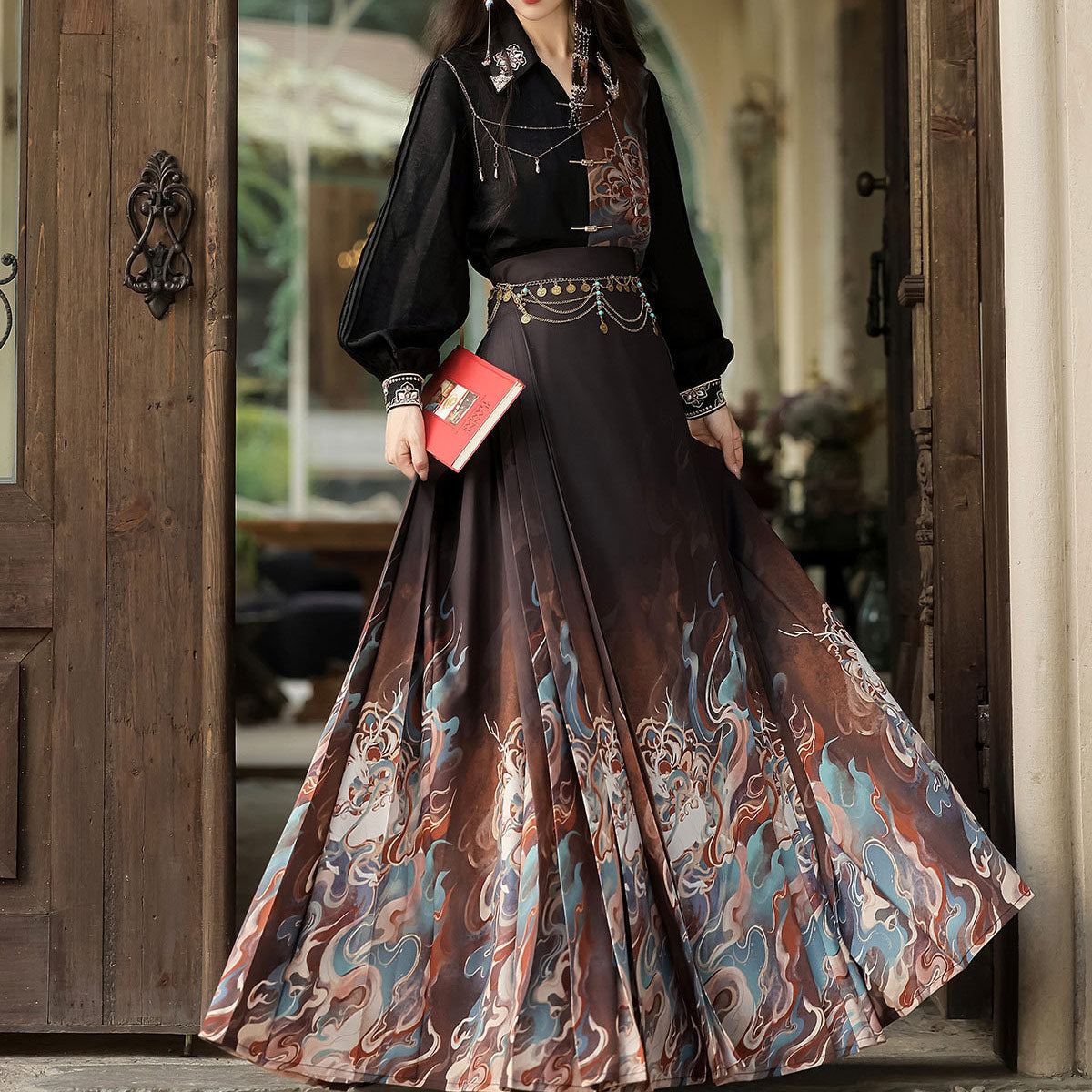 Deer Tassel Hanfu Skirt Set SE23897