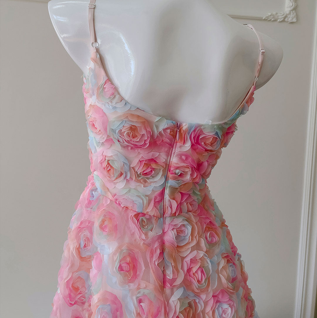 Pastel Mesh Floral Dress SE22858