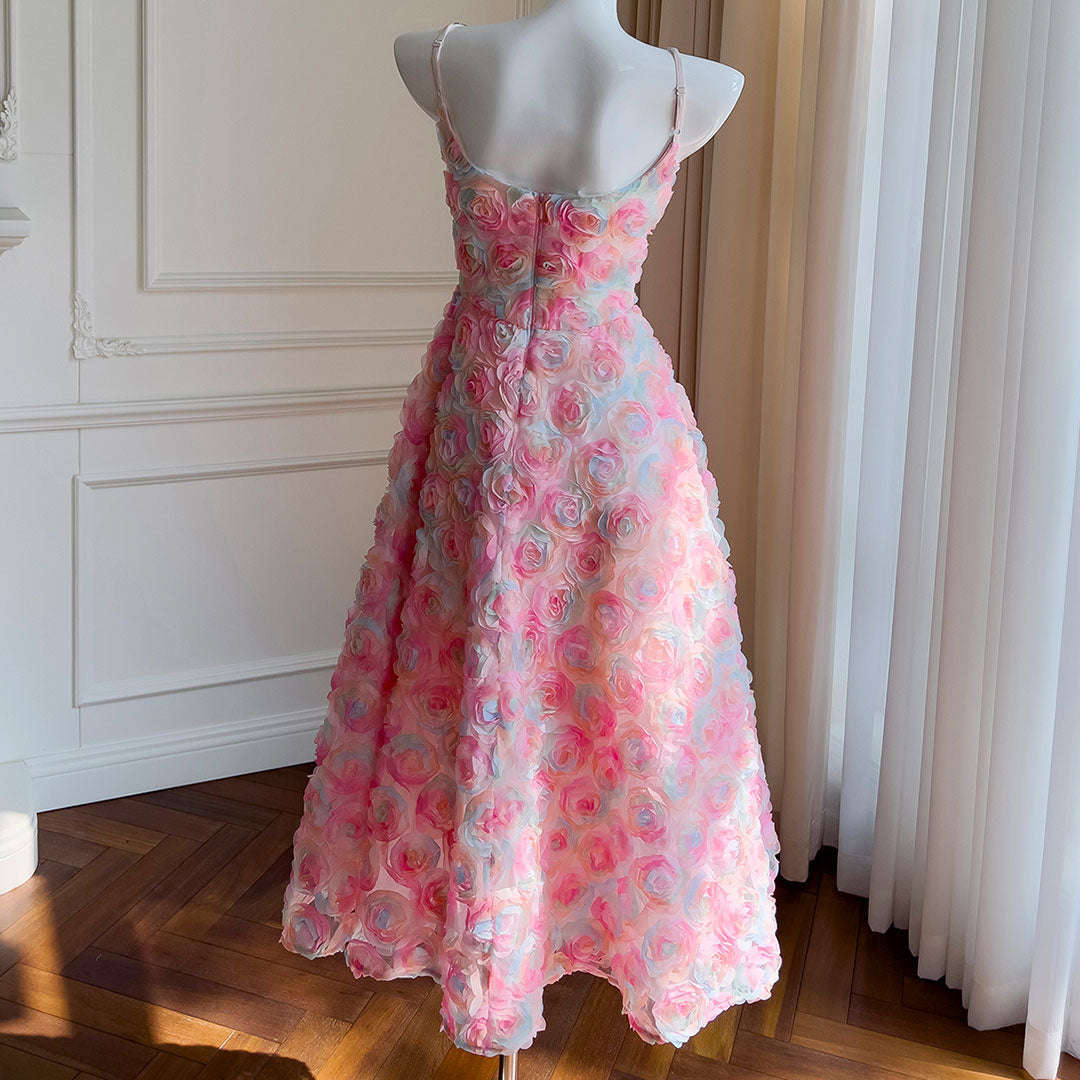 Pastel Mesh Floral Dress SE22858