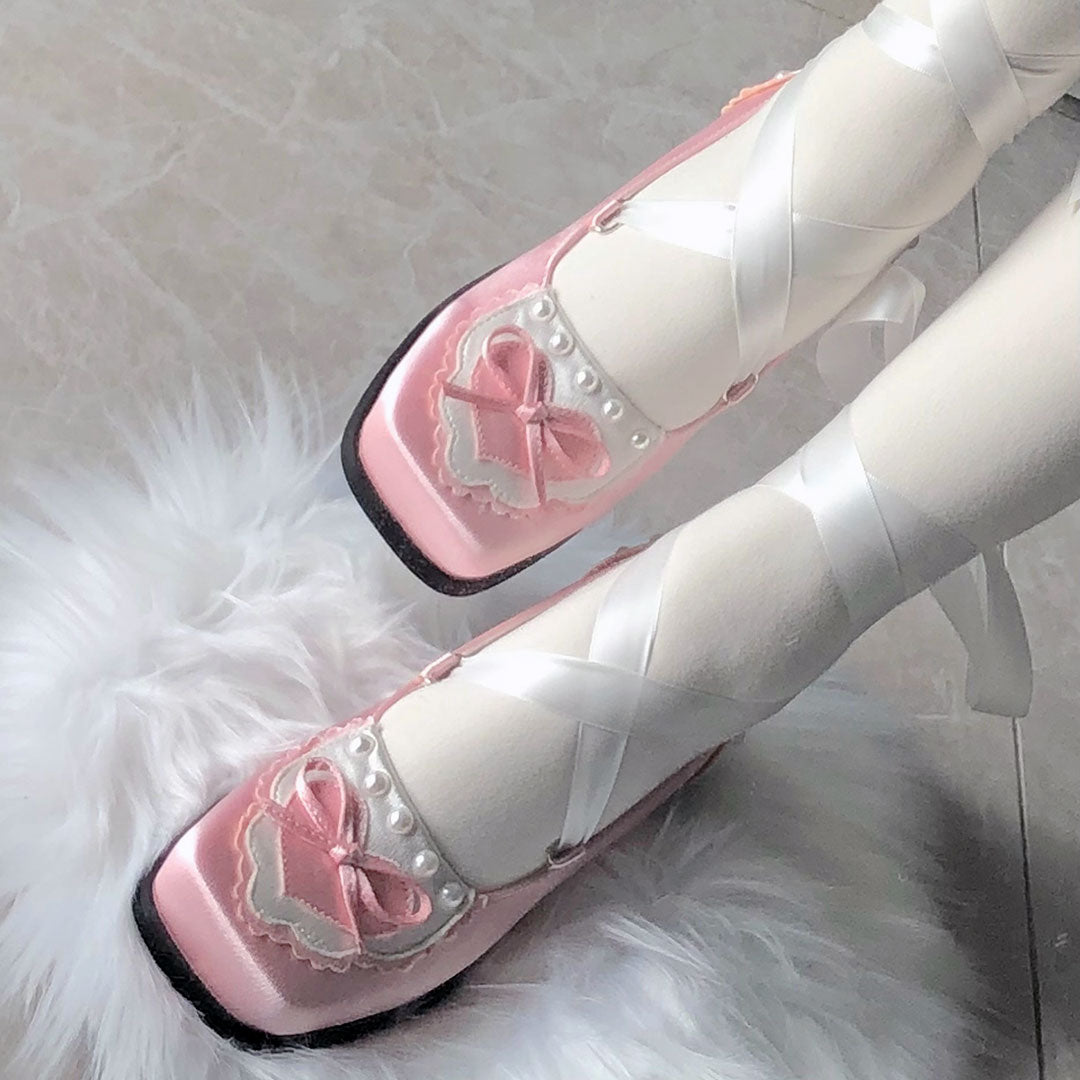 Pearl Bow Shoes SE23181