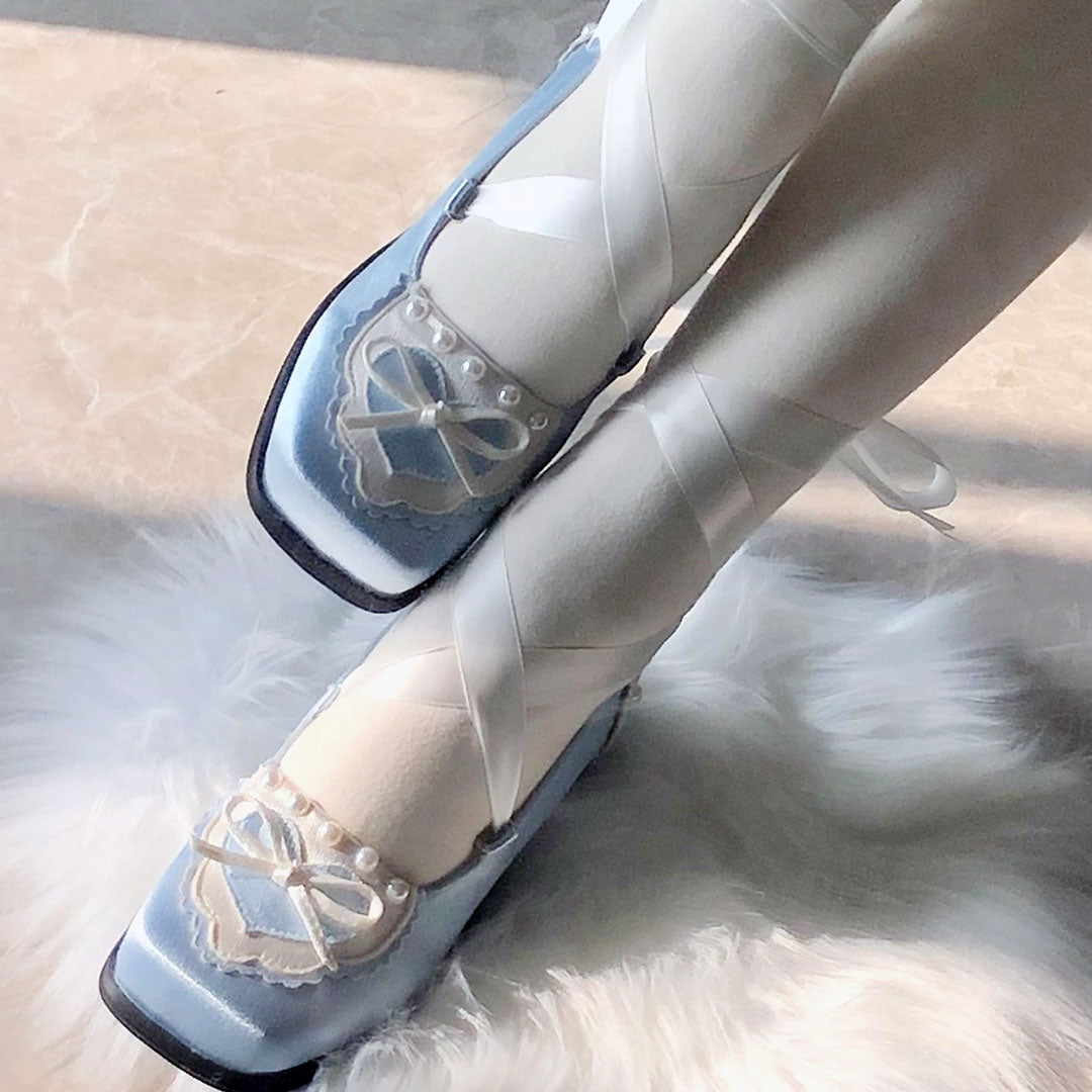 Pearl Bow Shoes SE23181
