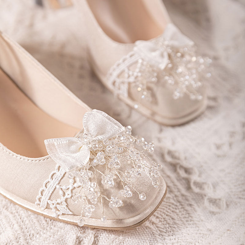 Pearl Butterfly Flower Shoes SE23371