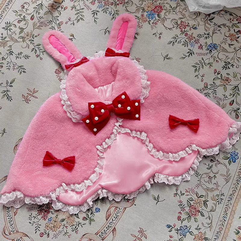 Rabbit Bow Cape Coat SE23768