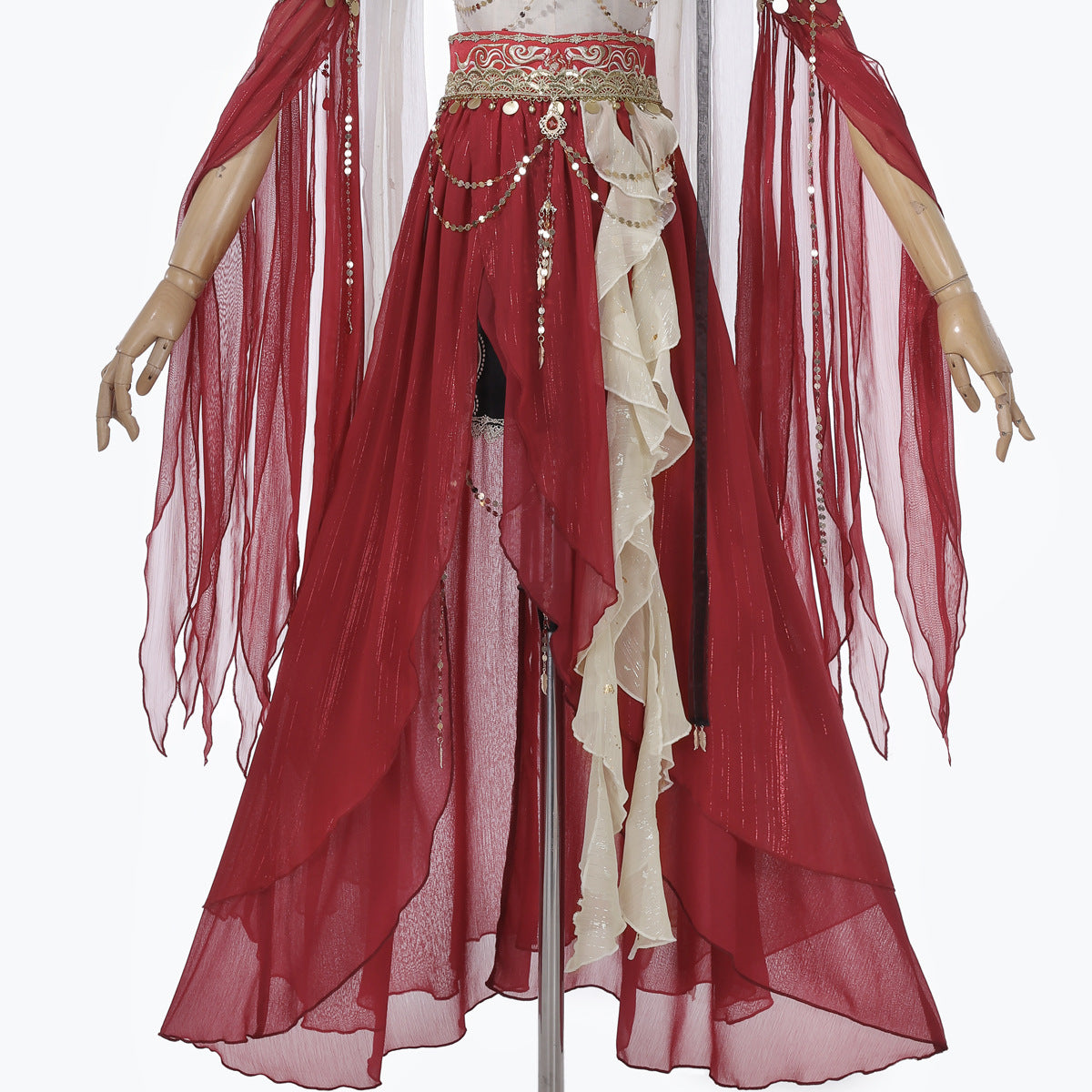 Red Desert Dancer Cosplay Skirt Set SE23864