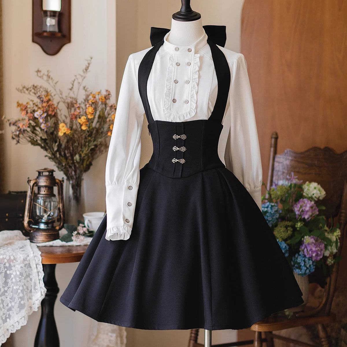 Retro Elegant Bow Dress SE23606