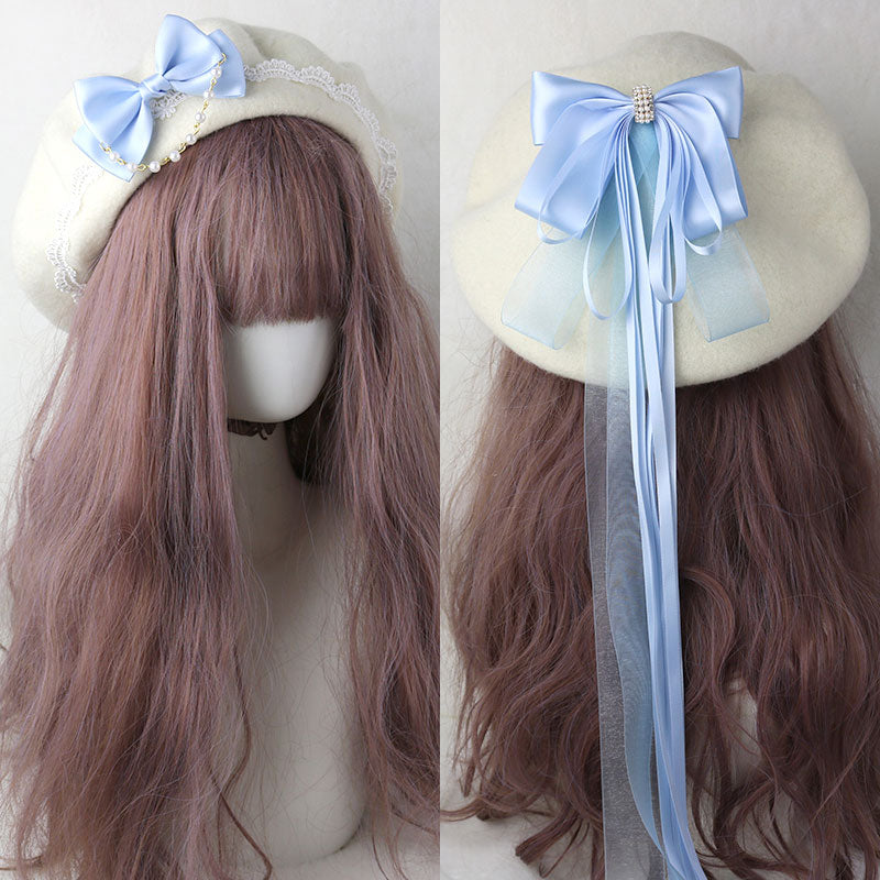 Ribbon Bow Beret SE23013