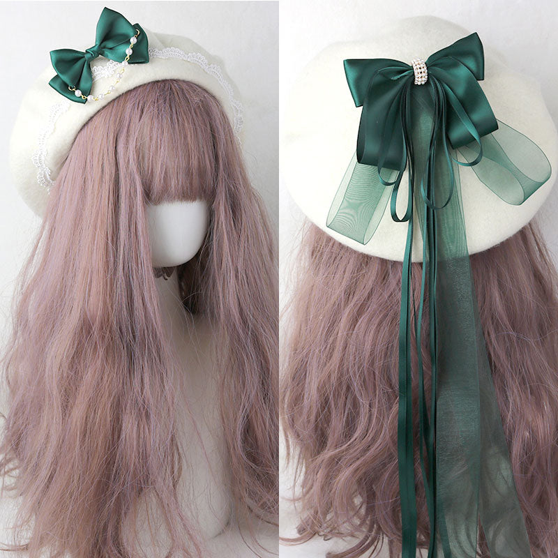 Ribbon Bow Beret SE23013