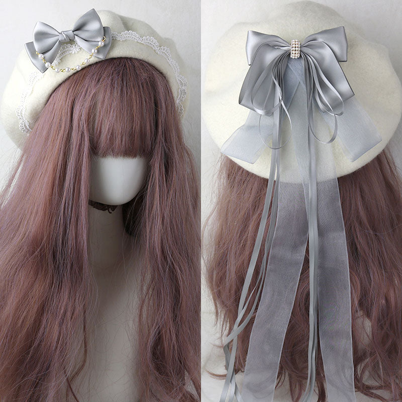 Ribbon Bow Beret SE23013