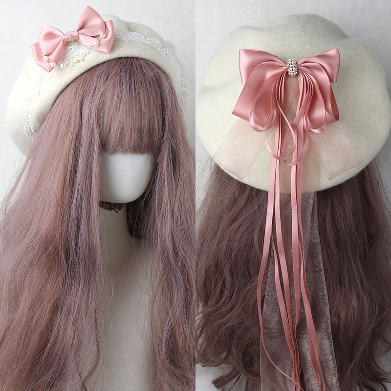 Ribbon Bow Beret SE23013