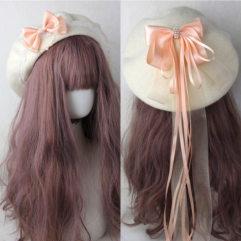 Ribbon Bow Beret SE23013