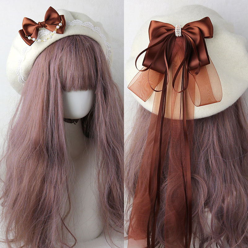 Ribbon Bow Beret SE23013