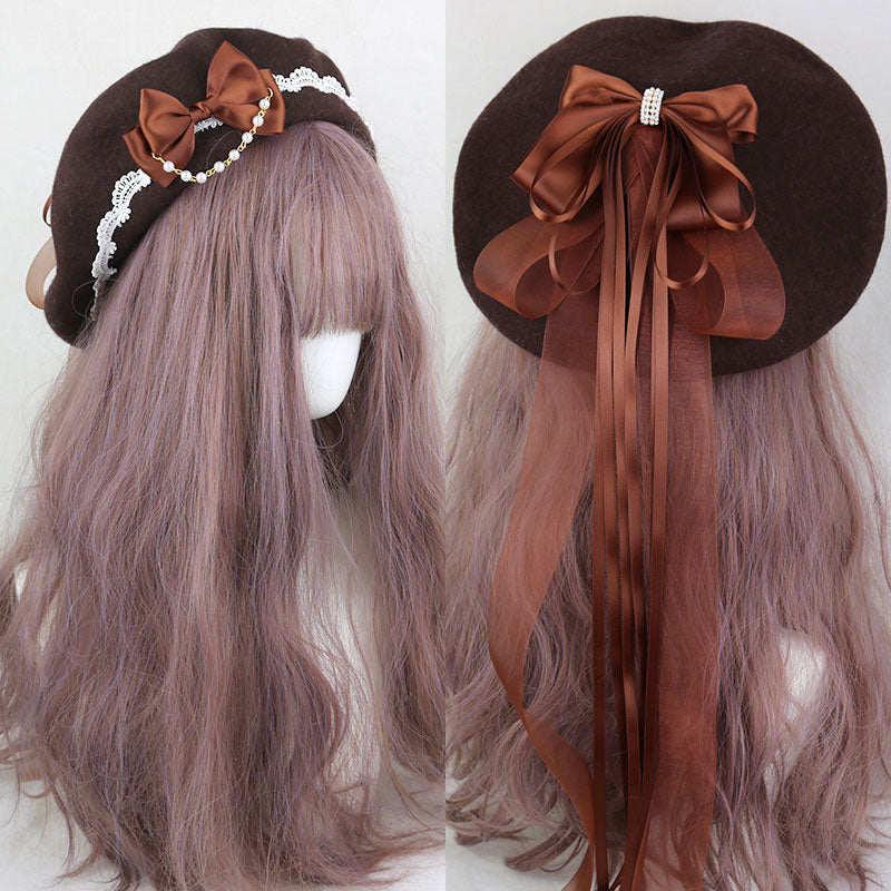 Ribbon Bow Beret SE23013