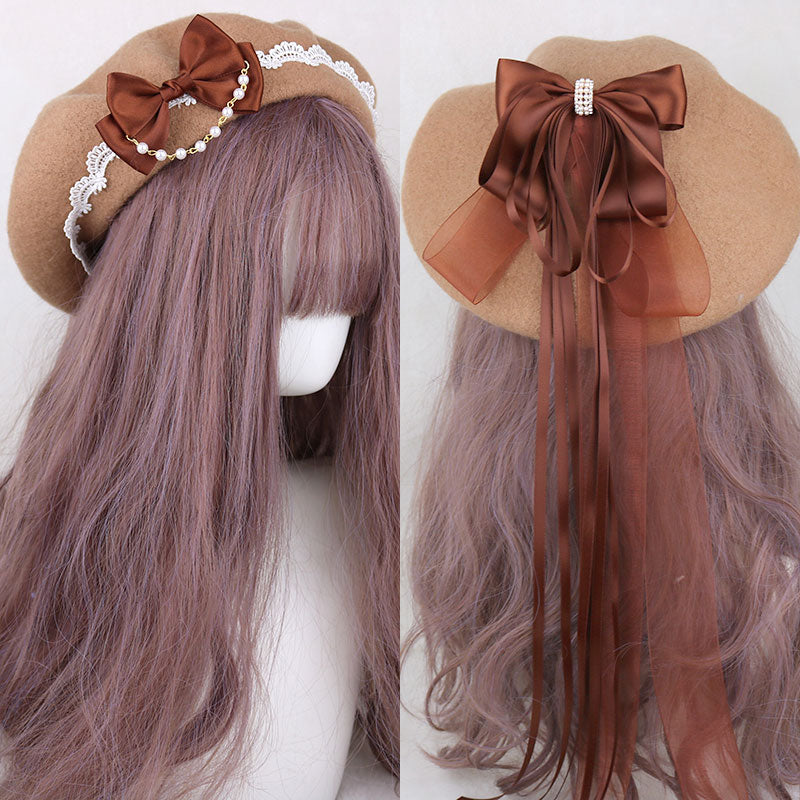 Ribbon Bow Beret SE23013