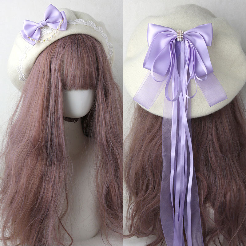 Ribbon Bow Beret SE23013