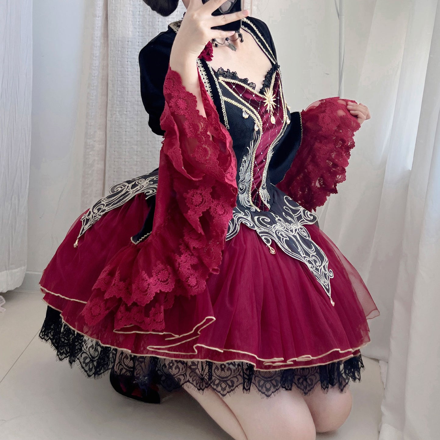 Rose Lace Dress Set SE23379