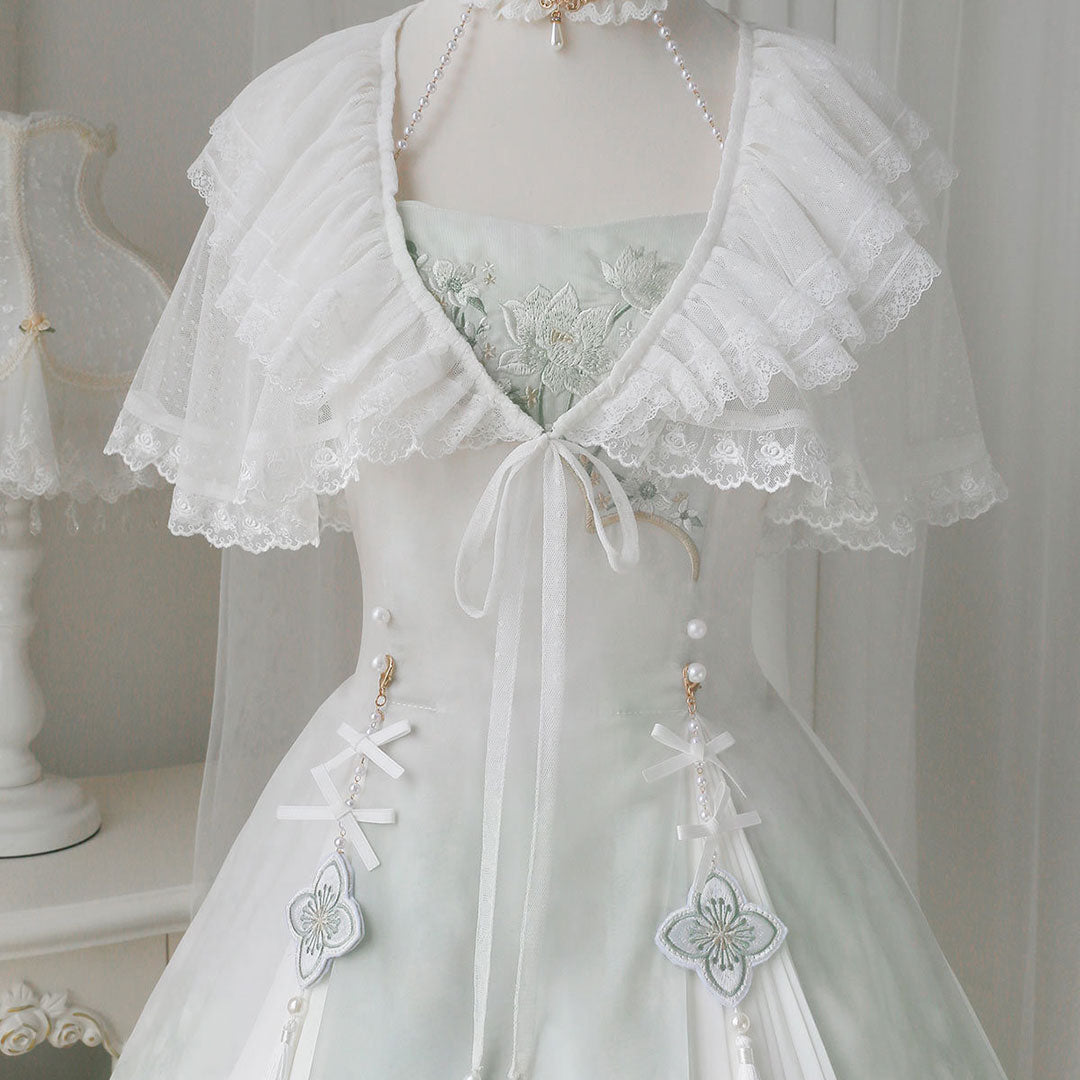 Ruffle Flower Dress Set SE22817
