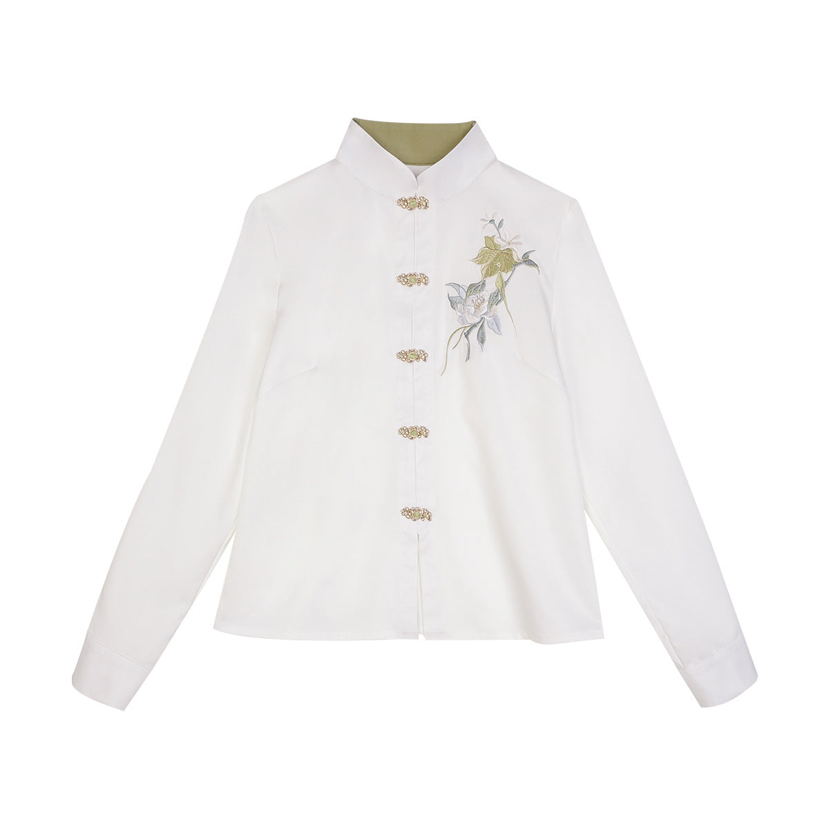 Floral Blouse Skirt Hanfu Set SE22705