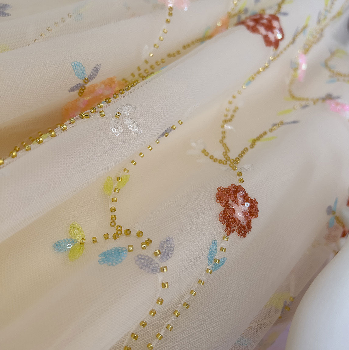 Sequin Floral Dress Mesh Wedding Party Prom Evening Dresses SE22897