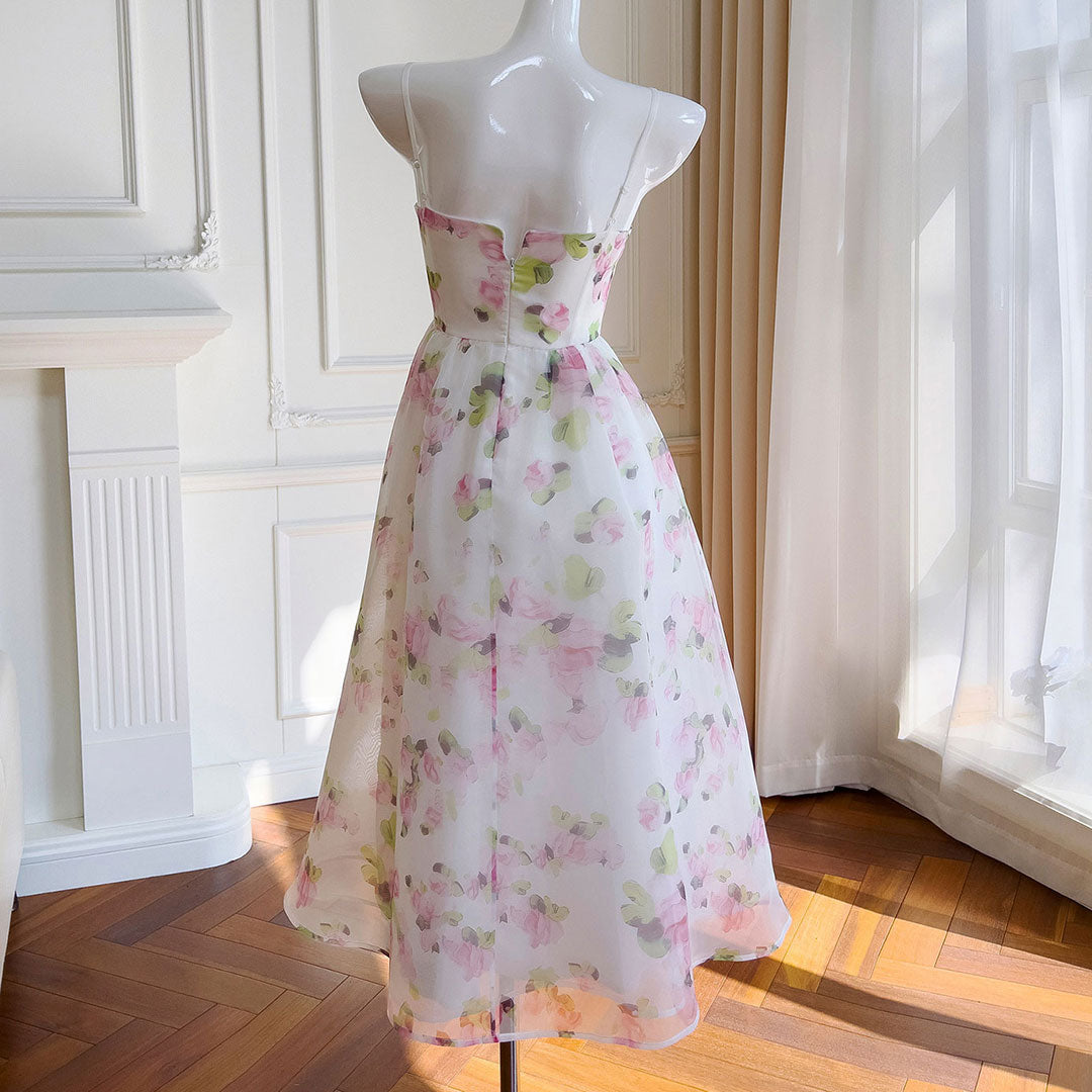 Sleeveless Floral Dresses Party Long Maxi Dress SE22895