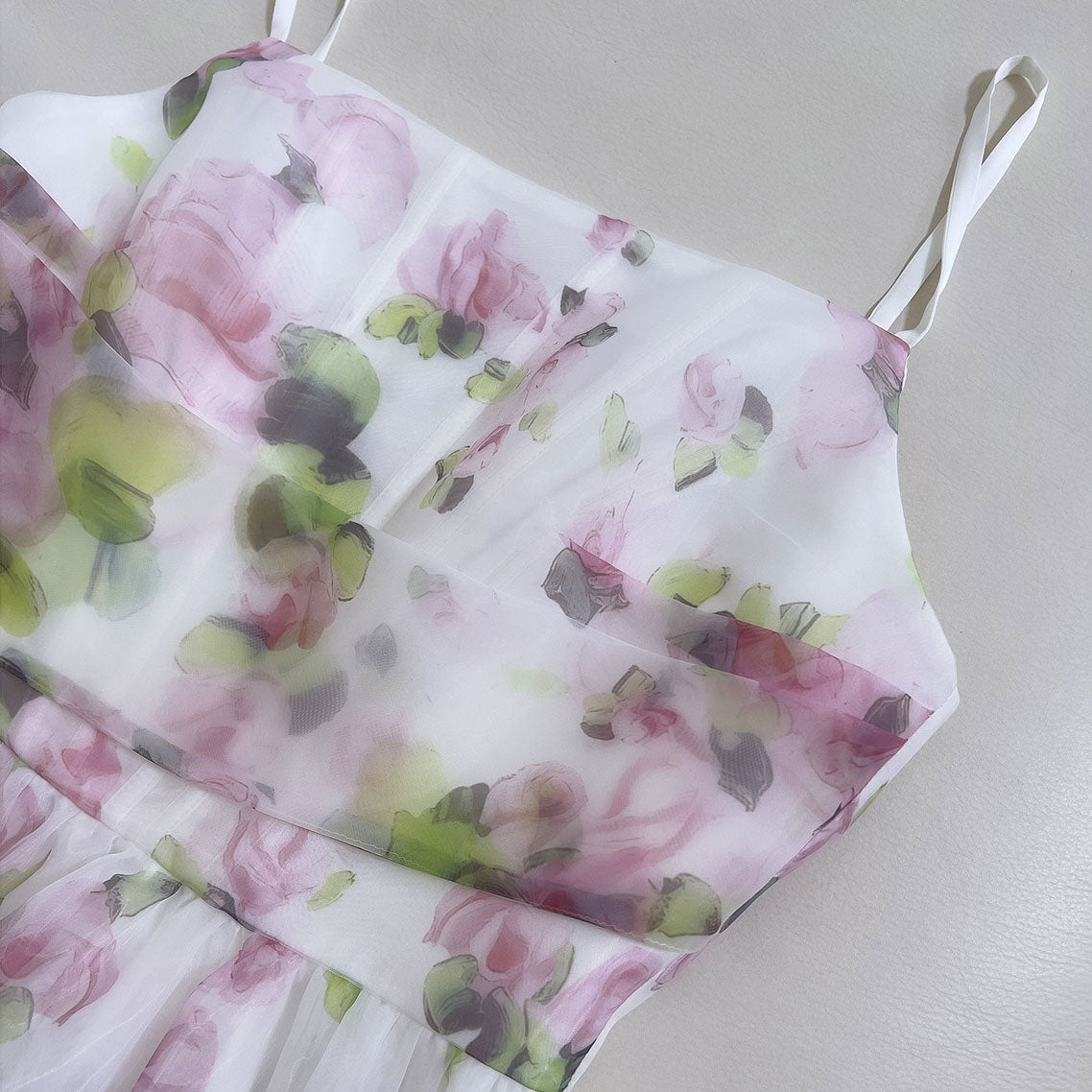 Sleeveless Floral Dresses Party Long Maxi Dress SE22895