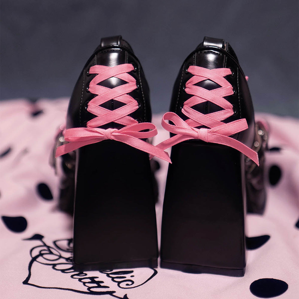 Star Bow Heels Shoes SE23277