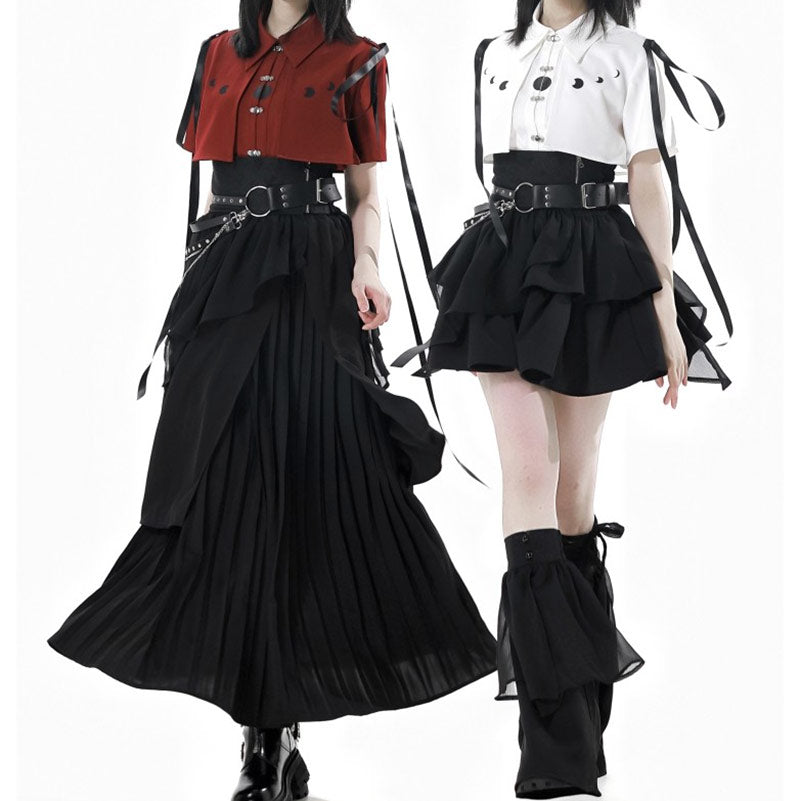 Star and Moon Shirt Skirt Set SE23744