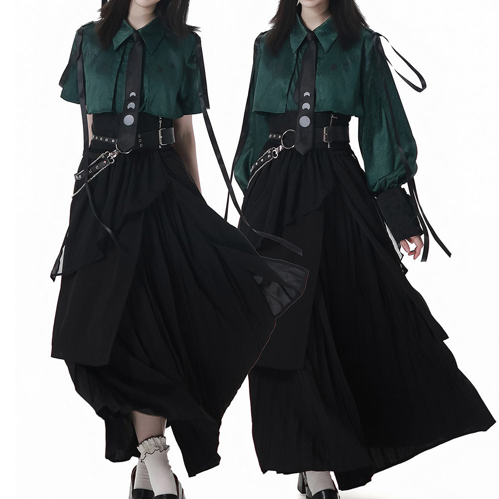 Star and Moon Shirt Skirt Set SE23744