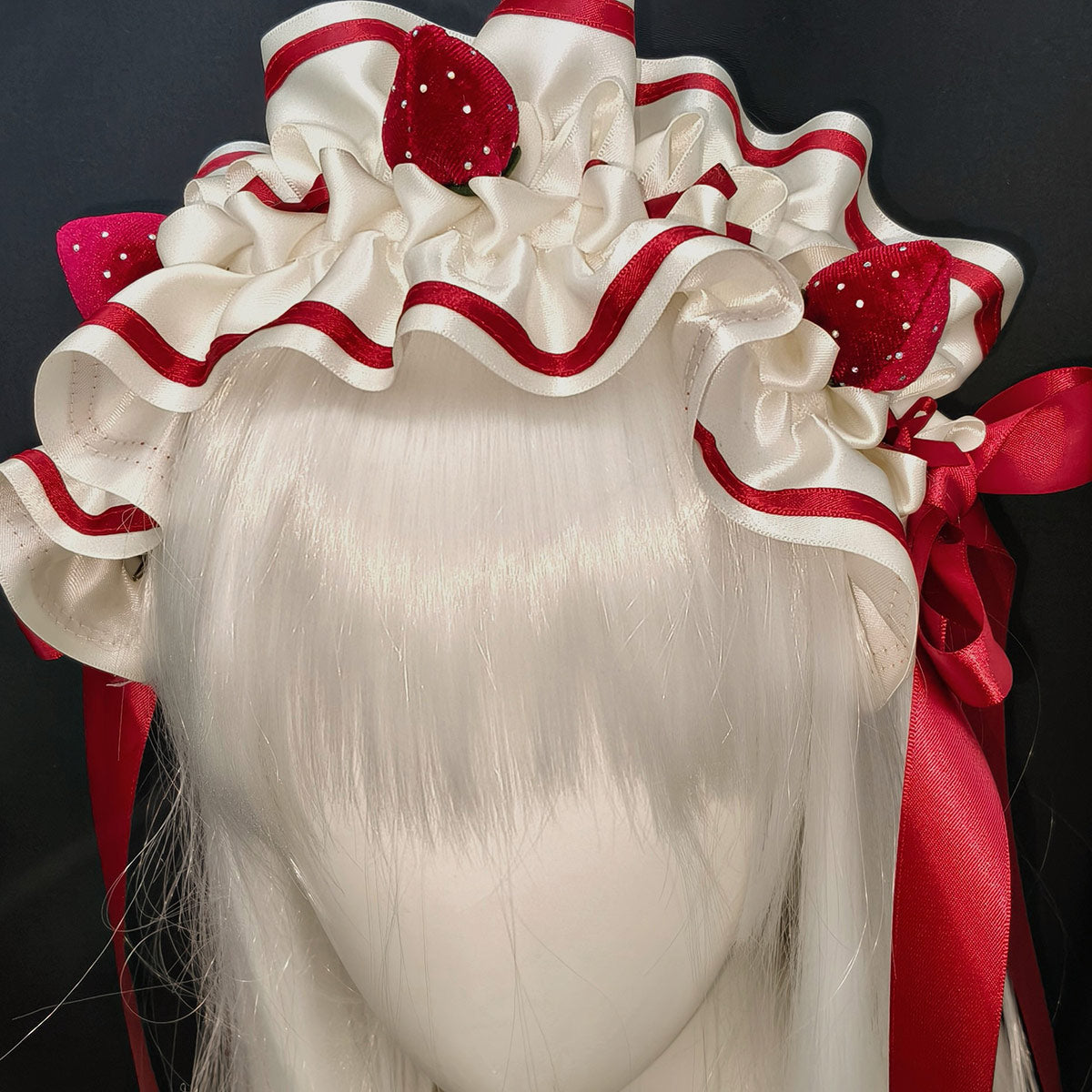 Strawberry Bow Hair Accessory SE23928