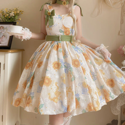 Sunflower Bow Dress SE23290