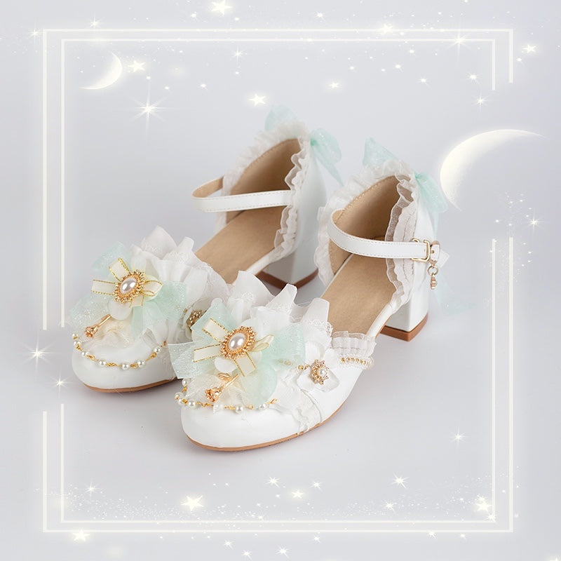 Sweet Flower Princess Lace Shoes SE23357