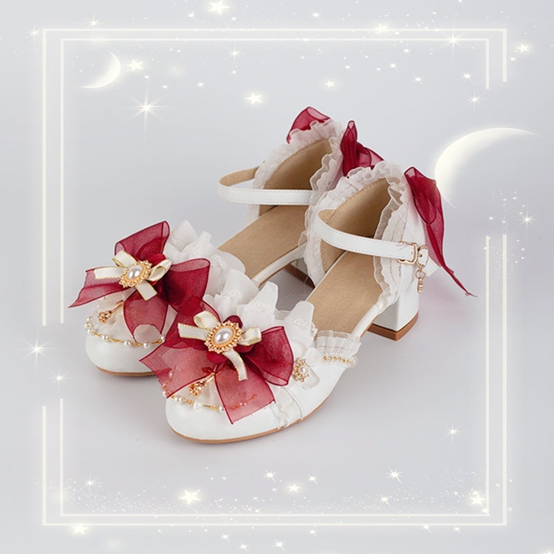 Sweet Flower Princess Lace Shoes SE23357