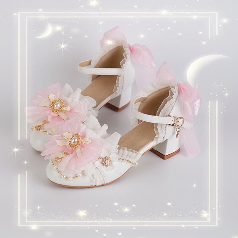 Sweet Flower Princess Lace Shoes SE23357