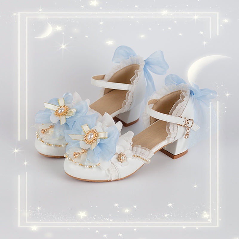 Sweet Flower Princess Lace Shoes SE23357