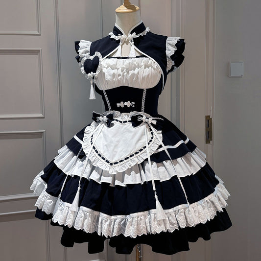 Tassel Bow Maid Dress SE23251