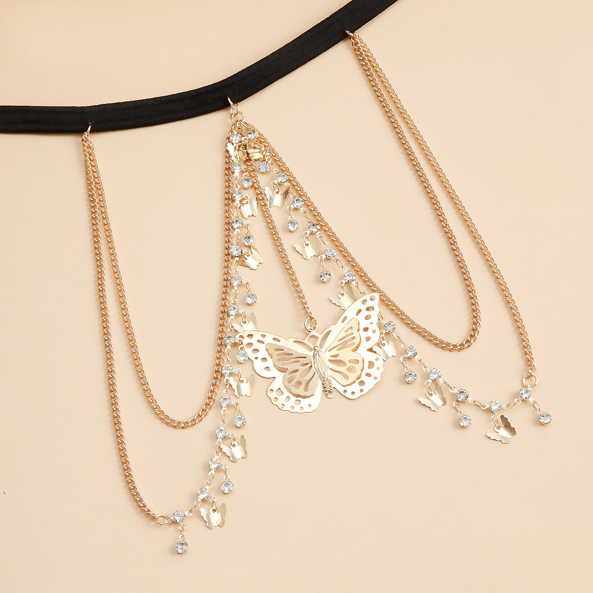 Tassel Butterfly Leg Chain SE23610