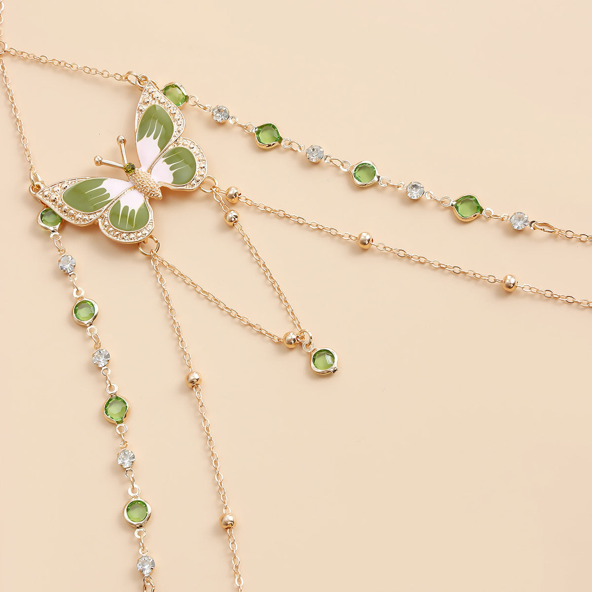 Tassel Butterfly Leg Chain SE23610