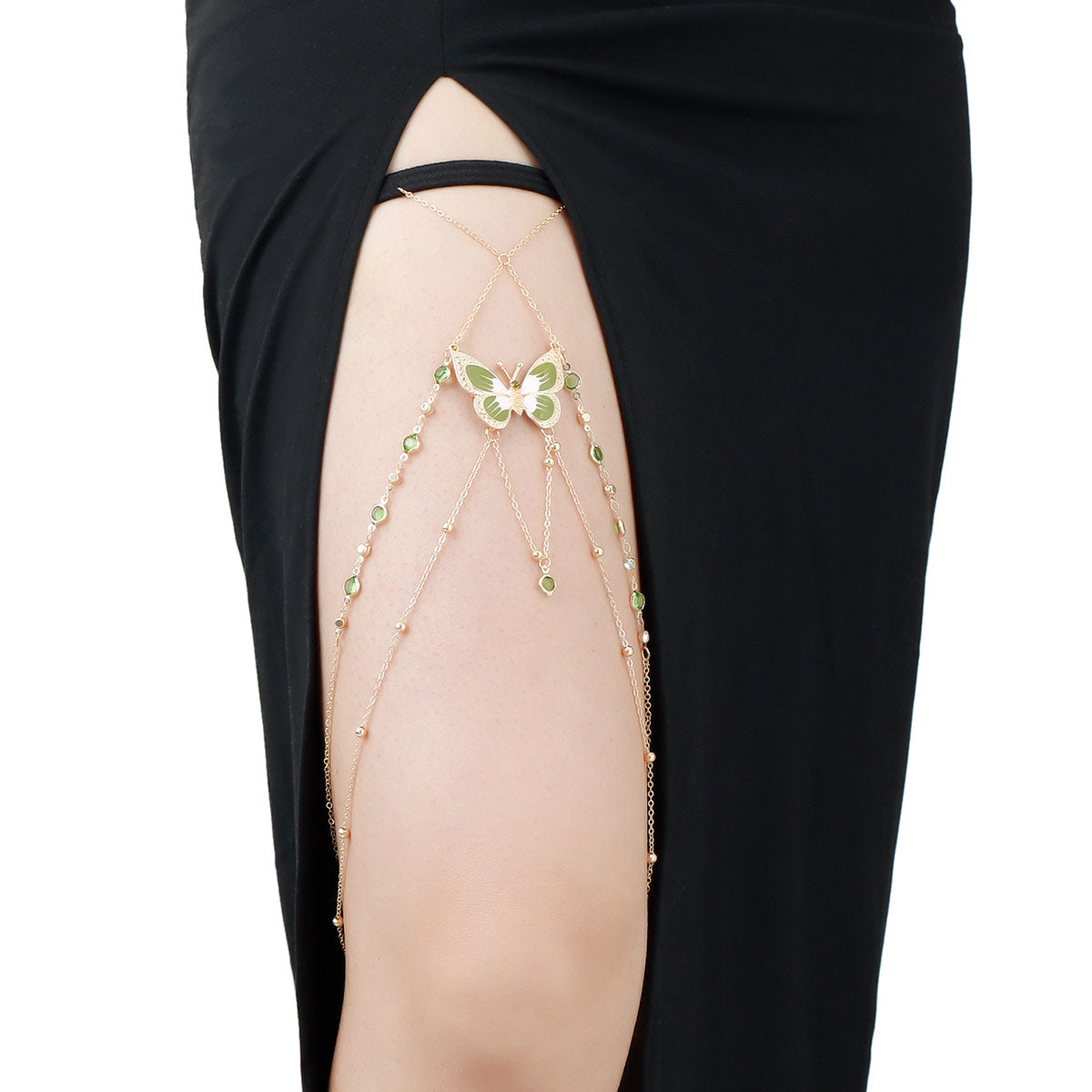 Tassel Butterfly Leg Chain SE23610