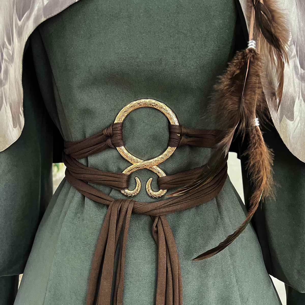 Vintage Fantasy Lolita Dress with Winged Cloak SE23795